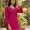 INLI Charmi vol 2 Pink in Rayon Chikan Work Designer Work Kurti . Affordable Price ₹1349. Delivery 4-6 Working Days. Shop now. | Kurti, Bollywood Kurti, Creative Kurtis, Designer Kurti, Party Wear Kurti, Selfie Kurti