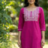 INLI Charmi vol 3 Pink Rayon Thread Work Kurti . Wedding, Party, Festive, Events Affordable Price ₹1349. Delivery 4-6 Working Days. Shop now. | Kurti, Bollywood Kurti, Creative Kurtis, Designer Kurti, Party Wear Kurti, Selfie Kurti