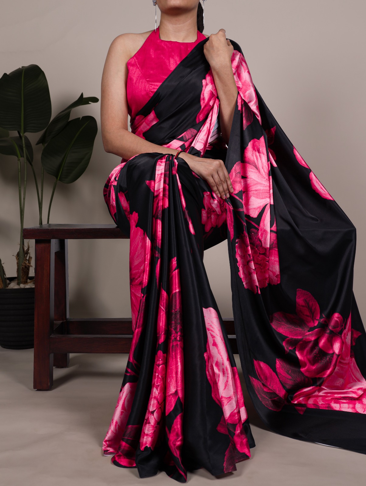 YNF 7027 Pink Satin Silk Saree Perfect for Wedding, Party, Sangeet, Makar Sankranti, Reception – . Special Price ₹1549. Delivery 4-6 Working Days | Sarees, Bollywood Sarees, Creative Sarees, Designer Sarees, Embroidered Sarees, Ethnic Saree, Modern Digital sarees, Party Wear Sarees