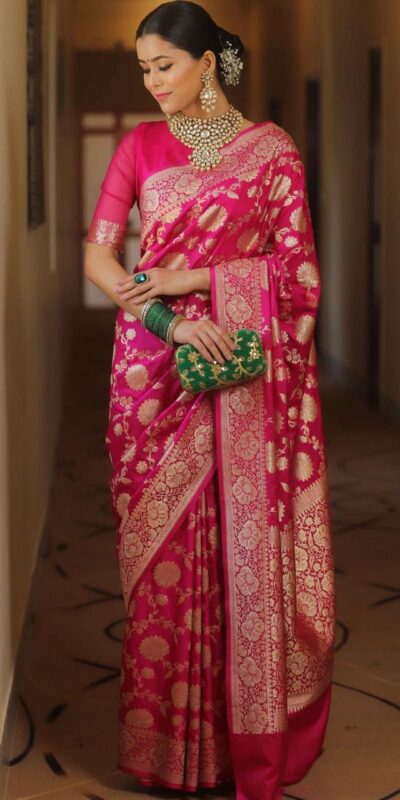 KP 5085 Pink in Soft Lichi Silk Wedding, Party, Festive, Events Designer Work Saree . Get it for ₹1349. Delivery 4-6 Working Days. Shop now. | Sarees, Bollywood Sarees, Creative Sarees, Designer Sarees, Embroidered Sarees, Ethnic Saree, Modern Digital sarees, Party Wear Sarees