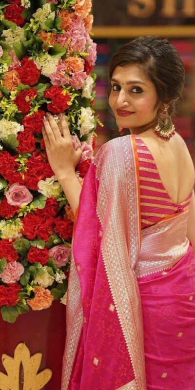 KPR 260 Pink in Color Soft Lichi SilkOn All Over Designer Work Saree . Grab it for ₹1399. Delivery 4-6 Working Days. Shop now. | Sarees, Bollywood Sarees, Creative Sarees, Designer Sarees, Embroidered Sarees, Ethnic Saree, Modern Digital sarees, Party Wear Sarees