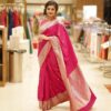 KPR 260 Pink in Color Soft Lichi SilkOn All Over Designer Work Saree . Grab it for ₹1399. Delivery 4-6 Working Days. Shop now. | Sarees, Bollywood Sarees, Creative Sarees, Designer Sarees, Embroidered Sarees, Ethnic Saree, Modern Digital sarees, Party Wear Sarees