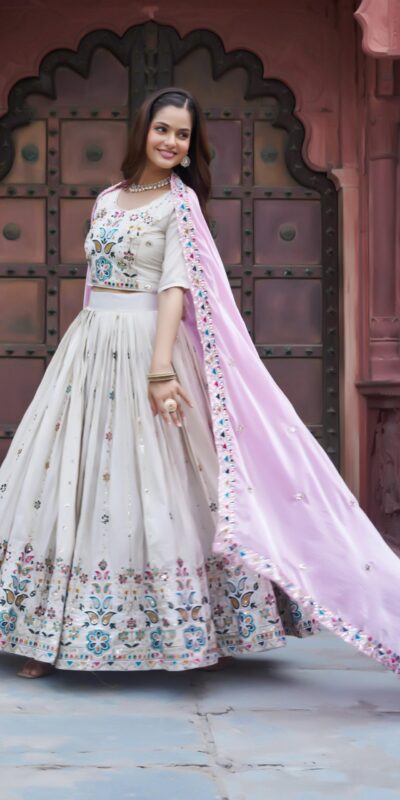 Ram 144 Pink in Pure Tissue silk Embroidery Work Lehenga Choli . Available at ₹3349 only. Delivery 4-6 Working Days. Shop now. | Lehenga, Bollywood Lehenga, Creative Lehenga, Designer Lehenga, Embroidered Lehenga, Party Wear Lehenga
