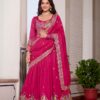 Ram 113 Pink Color Vichitra Lehenga Choli with Embroidery Work. Exclusive Offer ₹3099. Delivery 4-6 Working Days. Shop now. | Lehenga, Bollywood Lehenga, Creative Lehenga, Designer Lehenga, Embroidered Lehenga, Party Wear Lehenga