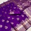 MB 39 Purple Color Banarasi Silk Saree with Lace Work & Zari Work. Grab it for ₹1999. Delivery 4-6 Working Days. Shop now. | Sarees, Bollywood Sarees, Creative Sarees, Designer Sarees, Embroidered Sarees, Ethnic Saree, Modern Digital sarees, Party Wear Sarees