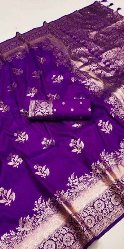 MB 39 Purple Color Banarasi Silk Saree with Lace Work & Zari Work. Grab it for ₹1999. Delivery 4-6 Working Days. Shop now. | Sarees, Bollywood Sarees, Creative Sarees, Designer Sarees, Embroidered Sarees, Ethnic Saree, Modern Digital sarees, Party Wear Sarees