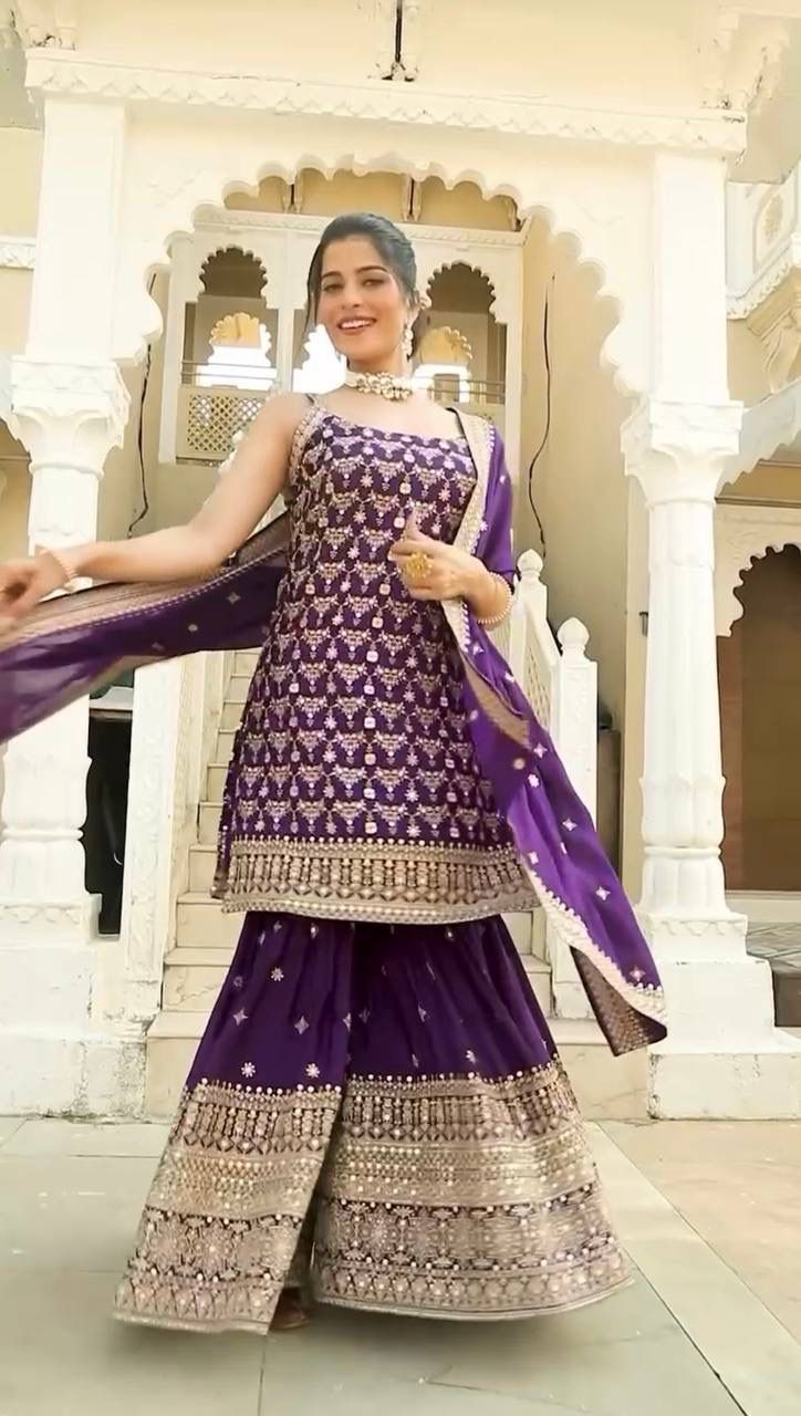 RTC 5892 Purple Faux Georgette Salwar Suit Perfect for Wedding, Party, Durga Puja, Mehendi, Baby Shower – . Festive Deal ₹2549. Delivery 4-6 Working D | Jump Suits, Tops & Bottoms, Track Suits, Salwar suit, Casual Suits, Creative suits, Designer Suits, Palazzo Suits, Party Wear Suits, Patiala Suits, Straight Suits, Trendy Wear