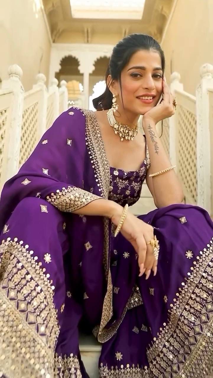 RTC 5892 Purple Faux Georgette Salwar Suit Perfect for Wedding, Party, Durga Puja, Mehendi, Baby Shower – . Festive Deal ₹2549. Delivery 4-6 Working D | Jump Suits, Tops & Bottoms, Track Suits, Salwar suit, Casual Suits, Creative suits, Designer Suits, Palazzo Suits, Party Wear Suits, Patiala Suits, Straight Suits, Trendy Wear