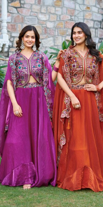 Ram 141 Purple Fendy Silk Lehenga Choli with Embroidery Work. Available at ₹3099 only. Delivery 4-6 Working Days. Shop now. | Lehenga, Bollywood Lehenga, Creative Lehenga, Designer Lehenga, Embroidered Lehenga, Party Wear Lehenga
