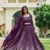 Ram 051 Purple Color Fox Georgette Lehenga Choli with Embroidery Work. Festive Deal ₹2649. Delivery 4-6 Working Days. Shop now. | Lehenga, Bollywood Lehenga, Creative Lehenga, Designer Lehenga, Embroidered Lehenga, Party Wear Lehenga