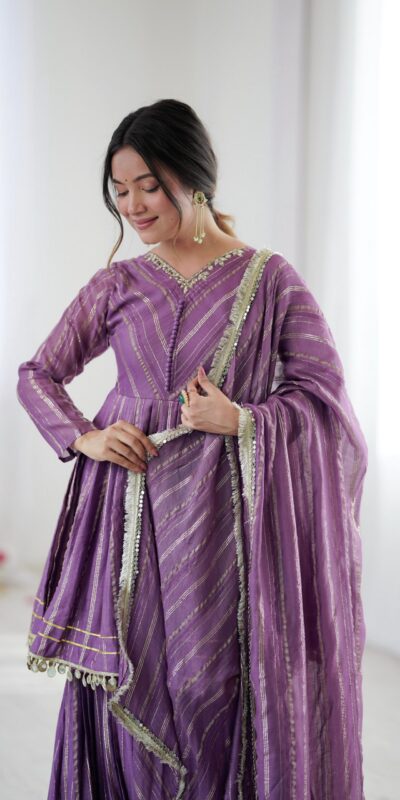 SRK 5300 Purple Mal Chanderi With Lace Work & Mirror Work Salwar Suit . Get it for ₹2099. Delivery 4-6 Working Days. Shop now. | Jump Suits, Tops & Bottoms, Track Suits, Salwar suit, Casual Suits, Creative suits, Designer Suits, Palazzo Suits, Party Wear Suits, Patiala Suits, Straight Suits, Trendy Wear