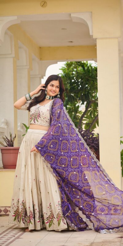Ram 102 Purple Color Pure Tissue silk Lehenga Choli with Embroidery Work. Grab it for ₹3249. Delivery 4-6 Working Days. Shop now. | Lehenga, Bollywood Lehenga, Creative Lehenga, Designer Lehenga, Embroidered Lehenga, Party Wear Lehenga