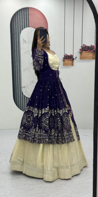 PC 556 Purple Color Simar Cosmos Lehenga Choli with Designer Work. Special Price ₹3049. Delivery 4-6 Working Days. Shop now. | Lehenga, Bollywood Lehenga, Creative Lehenga, Designer Lehenga, Embroidered Lehenga, Party Wear Lehenga