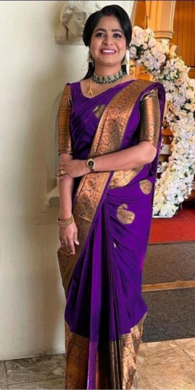 KPR 145 Purple Soft Lichi Silk Jacquard Work All Over Saree for Wedding, Party, Family Gatherings,, Pongal Introductory Price ₹1299. Delivery 4-6 Worki | Sarees, Bollywood Sarees, Creative Sarees, Designer Sarees, Embroidered Sarees, Ethnic Saree, Modern Digital sarees, Party Wear Sarees