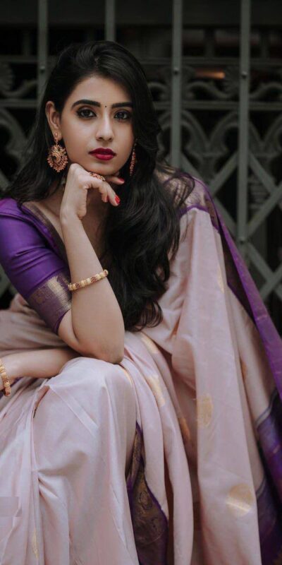 KPR 224 Purple Color Soft Lichi Silk Saree with Lace Border & Lace Work. Best Price ₹1449. Delivery 4-6 Working Days. Shop now. | Sarees, Bollywood Sarees, Creative Sarees, Designer Sarees, Embroidered Sarees, Ethnic Saree, Modern Digital sarees, Party Wear Sarees