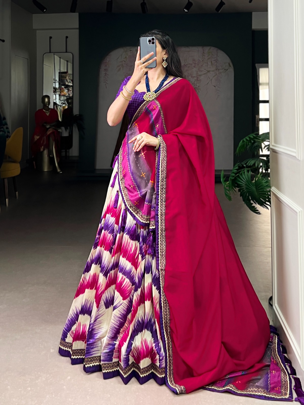 LNB 1247 Purple Color Taser Silk Printed Lehenga Choli Wedding, Party, Festive, Events Etc. Delivery 4-6 Working Days Rs 2849 | Lehenga, Bollywood Lehenga, Creative Lehenga, Designer Lehenga, Embroidered Lehenga, Party Wear Lehenga