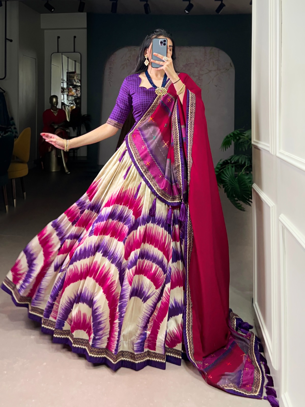 LNB 1247 Purple Color Taser Silk Printed Lehenga Choli Wedding, Party, Festive, Events Etc. Delivery 4-6 Working Days Rs 2849 | Lehenga, Bollywood Lehenga, Creative Lehenga, Designer Lehenga, Embroidered Lehenga, Party Wear Lehenga