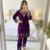 BE 423 Purple Velvet Salwar Suit with Embroidery Work & Mirror Work. Now at just ₹1849. Delivery 4-6 Working Days. Shop now. | Jump Suits, Tops & Bottoms, Track Suits, Salwar suit, Casual Suits, Creative suits, Designer Suits, Palazzo Suits, Party Wear Suits, Patiala Suits, Straight Suits, Trendy Wear