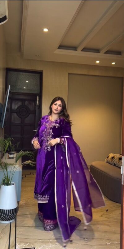 BE 416 Purple Embroidery Work Salwar Suit in Purple Velvet . Affordable Price ₹1999. Delivery 4-6 Working Days. Shop now. | Jump Suits, Tops & Bottoms, Track Suits, Salwar suit, Casual Suits, Creative suits, Designer Suits, Palazzo Suits, Party Wear Suits, Patiala Suits, Straight Suits, Trendy Wear