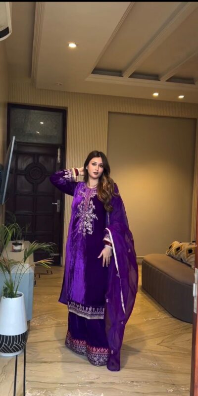 BE 416 Purple Embroidery Work Salwar Suit in Purple Velvet . Affordable Price ₹1999. Delivery 4-6 Working Days. Shop now. | Jump Suits, Tops & Bottoms, Track Suits, Salwar suit, Casual Suits, Creative suits, Designer Suits, Palazzo Suits, Party Wear Suits, Patiala Suits, Straight Suits, Trendy Wear