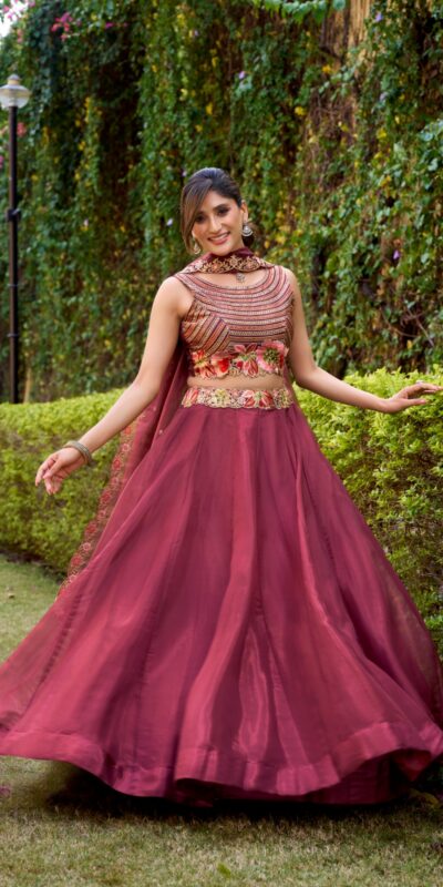 LNB 1445 Rani Pink Chanda Silk Lehenga Choli with Sequins Work & Embroidery Work. Grab it for ₹3399. Delivery 4-6 Working Days. Shop now. | Lehenga, Bollywood Lehenga, Creative Lehenga, Designer Lehenga, Embroidered Lehenga, Party Wear Lehenga