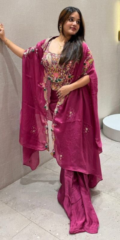 BE 425 Rani Pink Color Rangoli Silk Dhoti Suit with Embroidery Work. Best Price ₹1999. Delivery 4-6 Working Days. Shop now. | Jump Suits, Salwar suit, Casual Suits, Creative suits, Designer Suits, Palazzo Suits, Party Wear Suits, Patiala Suits, Straight Suits