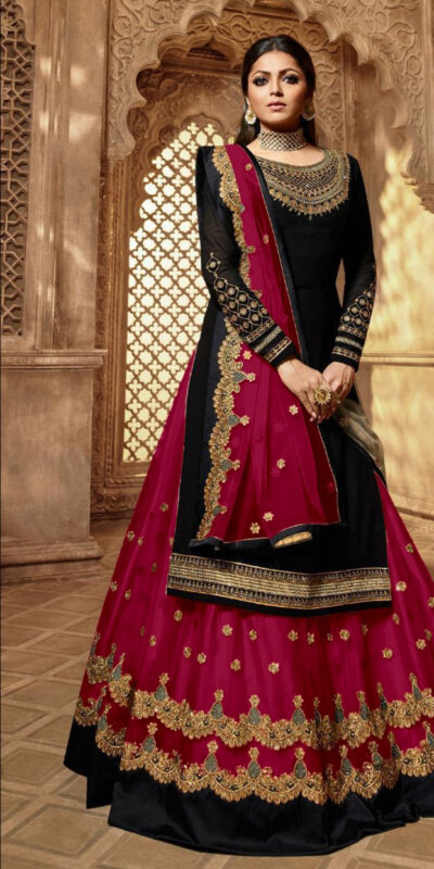 FC LT 3907 Rani Pink in Color Satin Georgette Stone Work Salwar Suit . Special Price ₹2499. Delivery 4-6 Working Days. Shop now. | Jump Suits, Salwar suit, Casual Suits, Creative suits, Designer Suits, Palazzo Suits, Party Wear Suits, Patiala Suits, Straight Suits