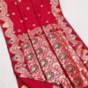 MB 3319 Red Color Banarasi Lace Work Gold Zari Border Saree . Available at ₹1849 only. Delivery 4-6 Working Days. Shop now. | Sarees, Bollywood Sarees, Creative Sarees, Designer Sarees, Embroidered Sarees, Ethnic Saree, Modern Digital sarees, Party Wear Sarees