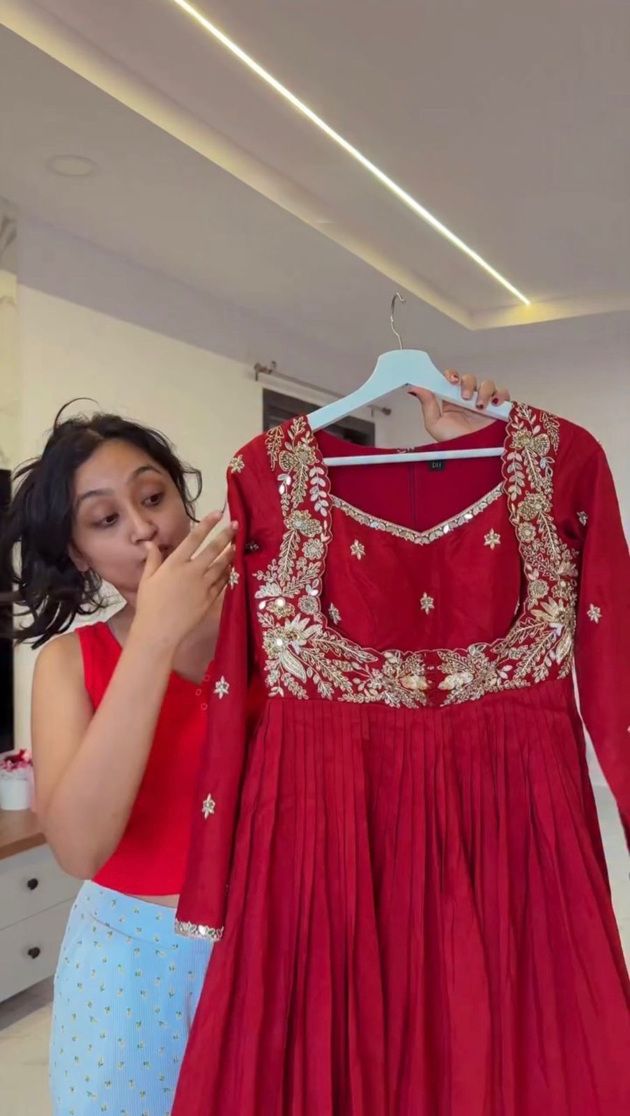 RTC 5950 Red Red Chinon Salwar Suit with Mirror Work & Lace Work. Grab it for ₹1999. Delivery 4-6 Working Days. Shop now. | Jump Suits, Salwar suit, Casual Suits, Creative suits, Designer Suits, Palazzo Suits, Party Wear Suits, Patiala Suits, Straight Suits