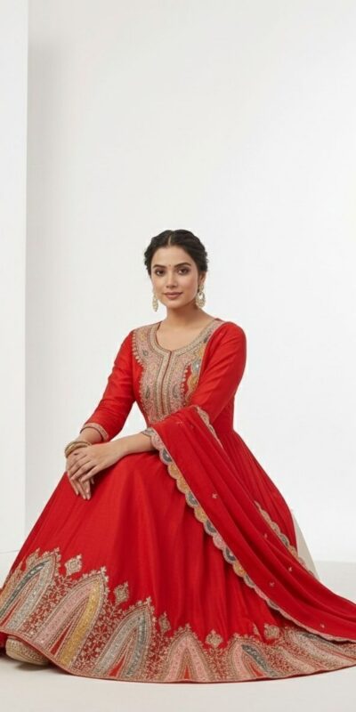 ZF 5002 Red Color Color Chinon Silk Salwar Suit with Embroidery Work. Festive Deal ₹2099. Delivery 4-6 Working Days. Shop now. | Jump Suits, Tops & Bottoms, Track Suits, Salwar suit, Casual Suits, Creative suits, Designer Suits, Palazzo Suits, Party Wear Suits, Patiala Suits, Straight Suits, Trendy Wear