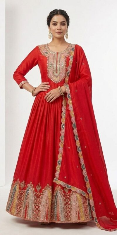 ZF 5002 Red Color Color Chinon Silk Salwar Suit with Embroidery Work. Festive Deal ₹2099. Delivery 4-6 Working Days. Shop now. | Jump Suits, Tops & Bottoms, Track Suits, Salwar suit, Casual Suits, Creative suits, Designer Suits, Palazzo Suits, Party Wear Suits, Patiala Suits, Straight Suits, Trendy Wear
