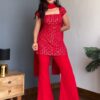 KD 1543 Red Faux Georgette Salwar Suit with Designer Work. Introductory Price ₹1949. Delivery 4-6 Working Days. Shop now. | Jump Suits, Tops & Bottoms, Track Suits, Salwar suit, Casual Suits, Creative suits, Designer Suits, Palazzo Suits, Party Wear Suits, Patiala Suits, Straight Suits, Trendy Wear