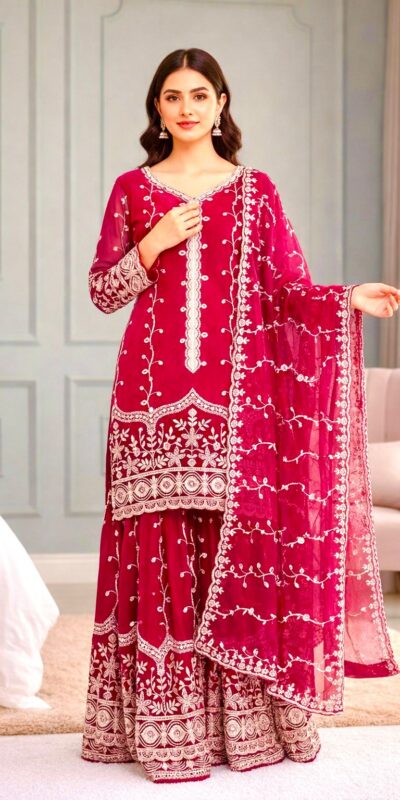 SSR 533 Red Color Fendy Silk Salwar Suit with Embroidery Work. Affordable Price ₹2149. Delivery 4-6 Working Days. Shop now. | Jump Suits, Salwar suit, Casual Suits, Creative suits, Designer Suits, Palazzo Suits, Party Wear Suits, Patiala Suits, Straight Suits