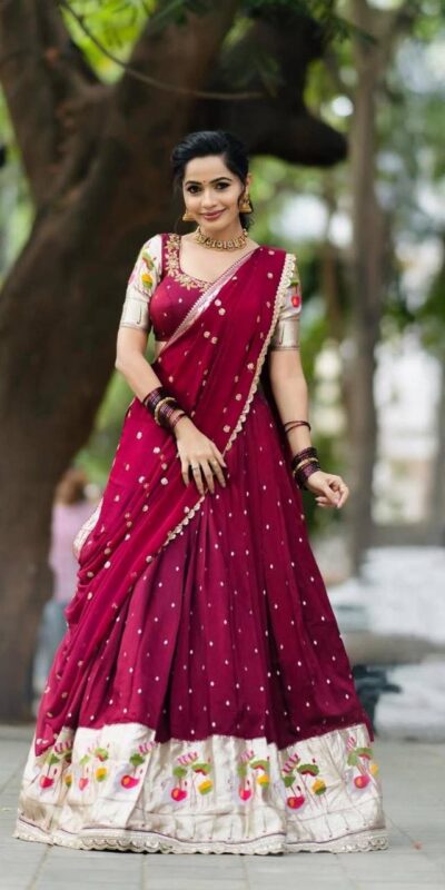 PC 515 Red Georgette Lehenga Choli Perfect for Wedding, Party, Family Gatherings, Sangeet, Durga Puja – . Now at just ₹2399. Delivery 4-6 Working Days. | Lehenga, Bollywood Lehenga, Creative Lehenga, Designer Lehenga, Embroidered Lehenga, Party Wear Lehenga