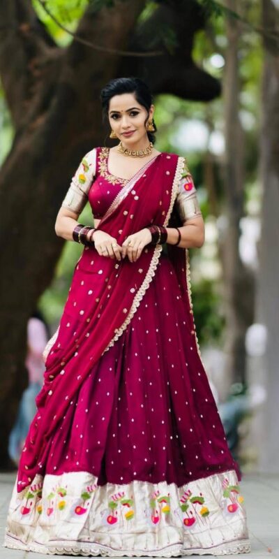 PC 515 Red Georgette Lehenga Choli Perfect for Wedding, Party, Family Gatherings, Sangeet, Durga Puja – . Now at just ₹2399. Delivery 4-6 Working Days. | Lehenga, Bollywood Lehenga, Creative Lehenga, Designer Lehenga, Embroidered Lehenga, Party Wear Lehenga