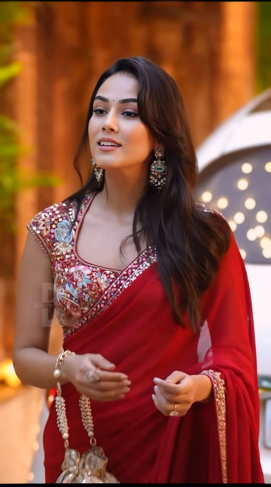 SC 1013 Red Rangoli Silk Saree Perfect for Wedding, Party, Diwali, Onam, Eid – . Get it for ₹1949. Delivery 4-6 Working Days. Shop now. | Sarees, Bollywood Sarees, Creative Sarees, Designer Sarees, Embroidered Sarees, Ethnic Saree, Modern Digital sarees, Party Wear Sarees