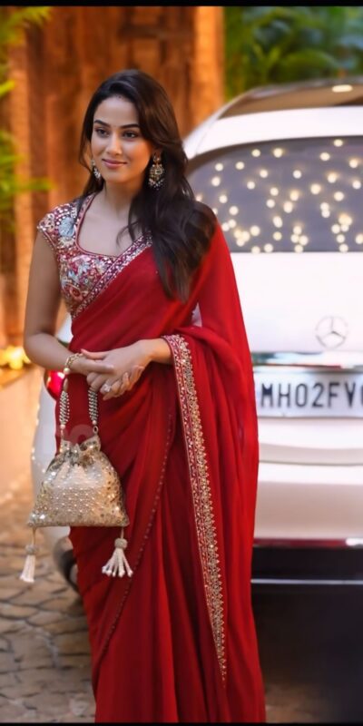 SC 1013 Red Rangoli Silk Saree Perfect for Wedding, Party, Diwali, Onam, Eid – . Get it for ₹1949. Delivery 4-6 Working Days. Shop now. | Sarees, Bollywood Sarees, Creative Sarees, Designer Sarees, Embroidered Sarees, Ethnic Saree, Modern Digital sarees, Party Wear Sarees