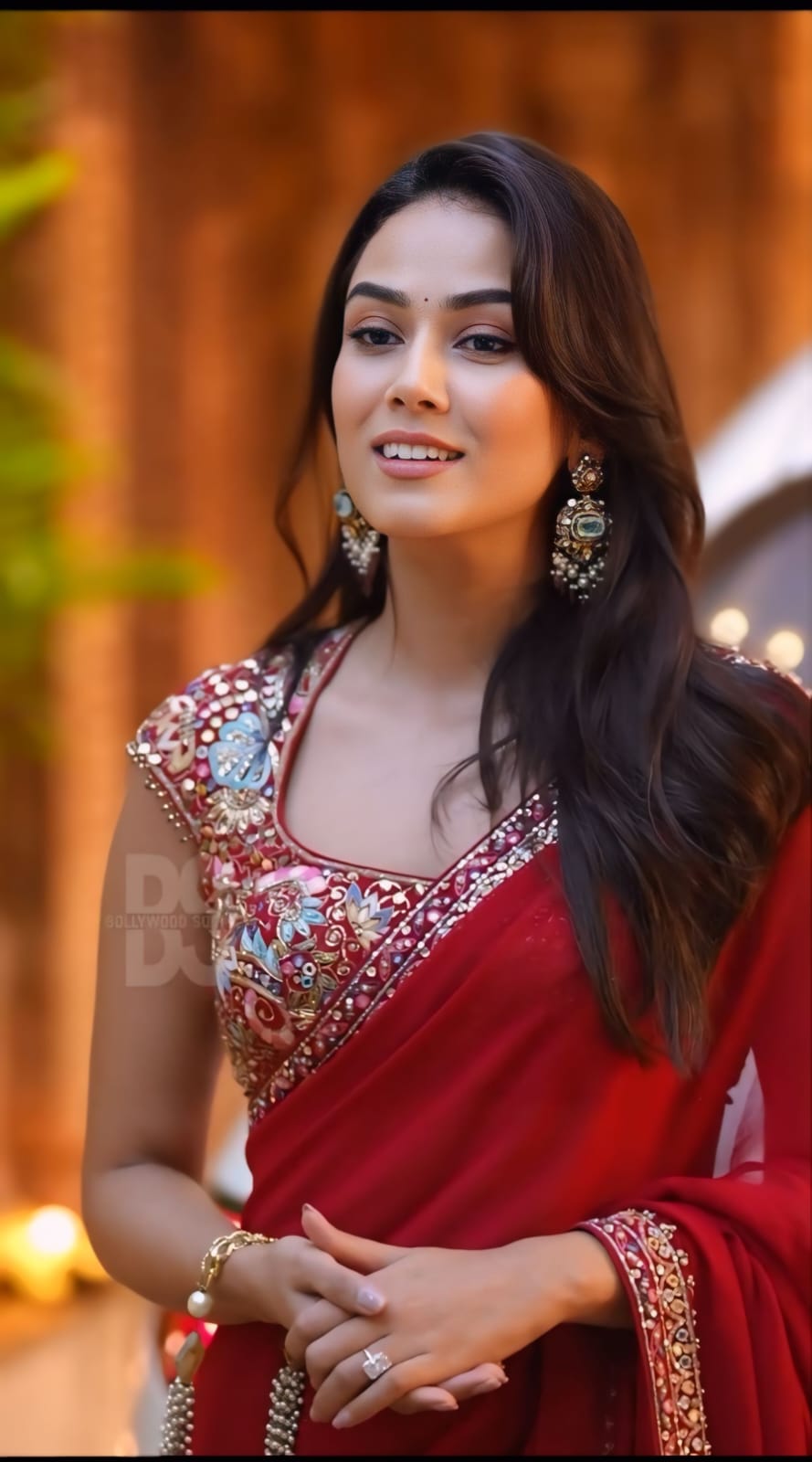 SC 1013 Red Rangoli Silk Saree Perfect for Wedding, Party, Diwali, Onam, Eid – . Get it for ₹1949. Delivery 4-6 Working Days. Shop now. | Sarees, Bollywood Sarees, Creative Sarees, Designer Sarees, Embroidered Sarees, Ethnic Saree, Modern Digital sarees, Party Wear Sarees