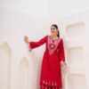 MF 912 Red in Rayon Cotton Embroidery & Mirror Work Salwar Suit . Introductory Price ₹1899. Delivery 4-6 Working Days. Shop now. | Jump Suits, Salwar suit, Casual Suits, Creative suits, Designer Suits, Palazzo Suits, Party Wear Suits, Patiala Suits, Straight Suits