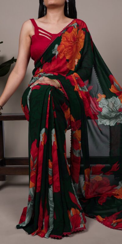 YNF 7032 Red in Weightless Marbal Lace Work & Lace Border Saree . Grab it for ₹1549. Delivery 4-6 Working Days. Shop now. | Sarees, Bollywood Sarees, Creative Sarees, Designer Sarees, Embroidered Sarees, Ethnic Saree, Modern Digital sarees, Party Wear Sarees