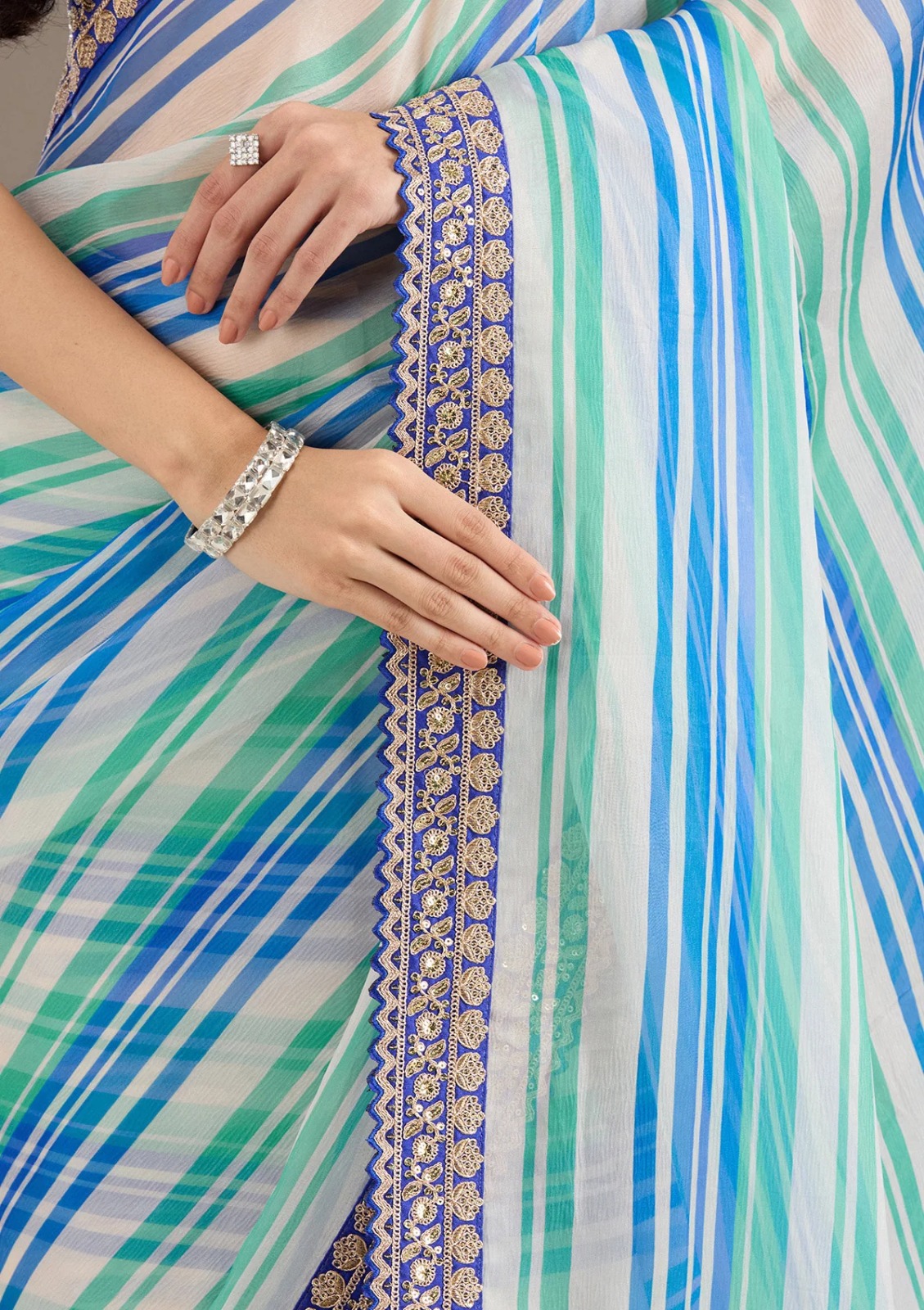 ANX Ritika Royal Blue Chinon Silk Saree Perfect for Wedding, Party, Sangeet, Reception, Onam – . Special Price ₹1899. Delivery 4-6 Working Days. Shop now. | Sarees, Bollywood Sarees, Creative Sarees, Designer Sarees, Embroidered Sarees, Ethnic Saree, Modern Digital sarees, Party Wear Sarees