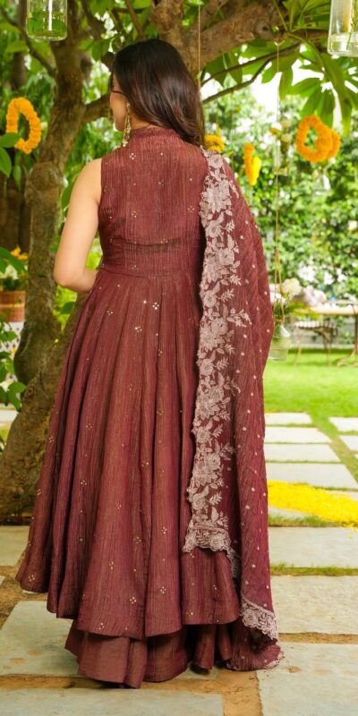 LG 2046 Rust Crunchy Salwar Suit with Embroidery Work. Wedding, Party, Festive, Events, Exclusive Offer ₹2099. Delivery 4-6 Working Days. Shop now. | Jump Suits, Salwar suit, Casual Suits, Creative suits, Designer Suits, Palazzo Suits, Party Wear Suits, Patiala Suits, Straight Suits