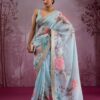 ANX Ritika Sky Blue Chinon Silk Saree Perfect for Wedding, Party, Sangeet, Reception, Onam – . Special Price ₹1899. Delivery 4-6 Working Days. Shop now. | Sarees, Bollywood Sarees, Creative Sarees, Designer Sarees, Embroidered Sarees, Ethnic Saree, Modern Digital sarees, Party Wear Sarees