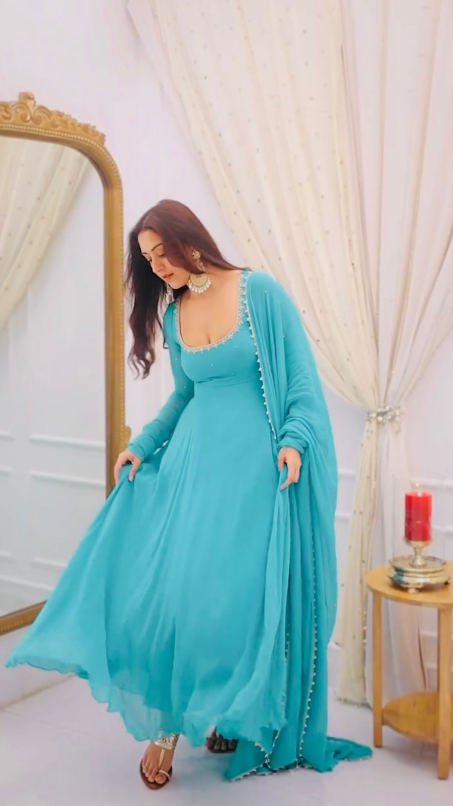 SRK 5312 Sky Blue Faux Georgette Salwar Suit Perfect for Wedding, Party, Pongal, Haldi, Ethnic Day – . Available at ₹1949 only. Delivery 4-6 Workin | Jump Suits, Tops & Bottoms, Track Suits, Salwar suit, Casual Suits, Creative suits, Designer Suits, Palazzo Suits, Party Wear Suits, Patiala Suits, Straight Suits, Trendy Wear