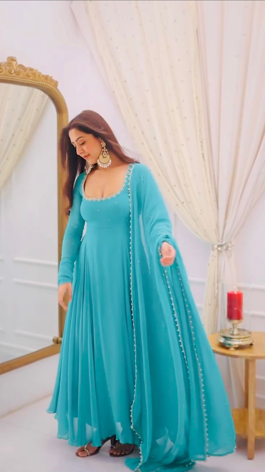 SRK 5312 Sky Blue Faux Georgette Salwar Suit Perfect for Wedding, Party, Pongal, Haldi, Ethnic Day – . Available at ₹1949 only. Delivery 4-6 Workin | Jump Suits, Tops & Bottoms, Track Suits, Salwar suit, Casual Suits, Creative suits, Designer Suits, Palazzo Suits, Party Wear Suits, Patiala Suits, Straight Suits, Trendy Wear