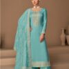 FC 9522 Sky Blue Vichitra Salwar Suitwith Embroidery Work & Stone Work. Exclusive Offer ₹2499. Delivery 4-6 Working Days. Shop now. | Jump Suits, Tops & Bottoms, Track Suits, Salwar suit, Casual Suits, Creative suits, Designer Suits, Palazzo Suits, Party Wear Suits, Patiala Suits, Straight Suits, Trendy Wear
