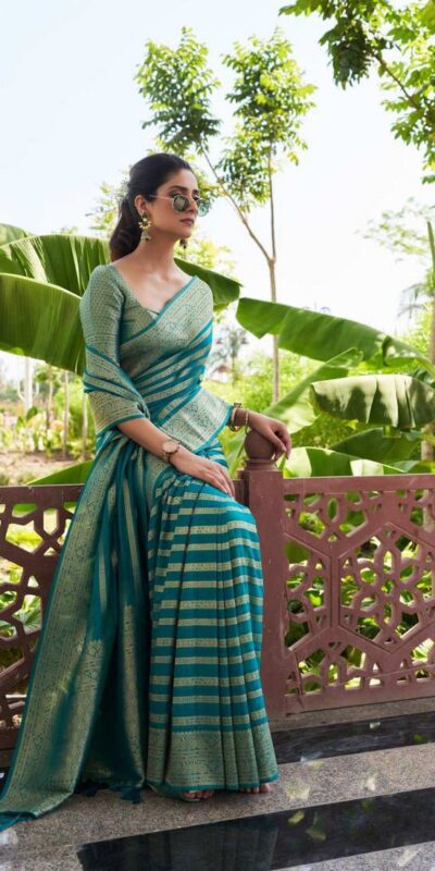 KPR 232 Teal Soft Lichi Silk Saree Perfect for Wedding, Party, Anniversary, Sangeet, Baby Shower – . Now at just ₹1399. Delivery 4-6 Working Days. Shop n | Sarees, Bollywood Sarees, Creative Sarees, Designer Sarees, Embroidered Sarees, Ethnic Saree, Modern Digital sarees, Party Wear Sarees