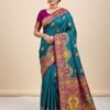 MB 56 Teal in Color Paithani Silk Lace Border & Lace Work Saree . Special Price ₹2399. Delivery 4-6 Working Days. Shop now. | Sarees, Bollywood Sarees, Creative Sarees, Designer Sarees, Embroidered Sarees, Ethnic Saree, Modern Digital sarees, Party Wear Sarees