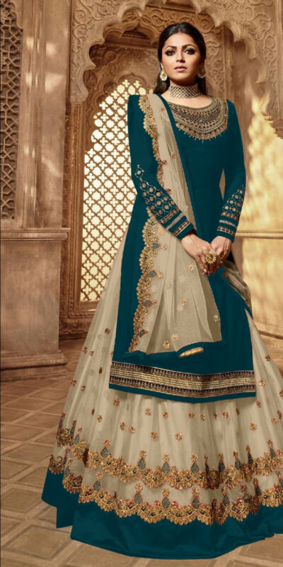FC LT 3907 Teal in Color Satin Georgette Stone Work Salwar Suit . Special Price ₹2499. Delivery 4-6 Working Days. Shop now. | Jump Suits, Salwar suit, Casual Suits, Creative suits, Designer Suits, Palazzo Suits, Party Wear Suits, Patiala Suits, Straight Suits