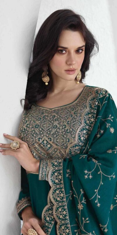 FC Saroj 9943 Teal Vichitra Salwar Suit with Embroidery Work & Lace Work. Special Price ₹3049. Delivery 4-6 Working Days. Shop now. | Jump Suits, Tops & Bottoms, Track Suits, Salwar suit, Casual Suits, Creative suits, Designer Suits, Palazzo Suits, Party Wear Suits, Patiala Suits, Straight Suits, Trendy Wear